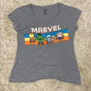 Cute cartoon marvel avenger shirt